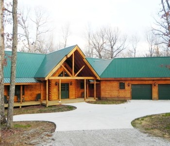 A Log Cabin by Countrymark Log Homes