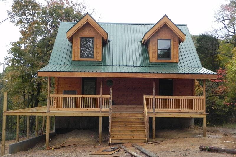 indiana Lost lick log french cabin