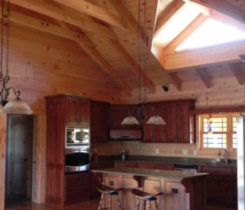 Prarie Ranch Kitchen with timbers web
