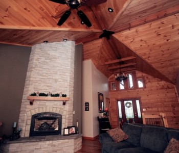 Hybrid log homes in Kentucky