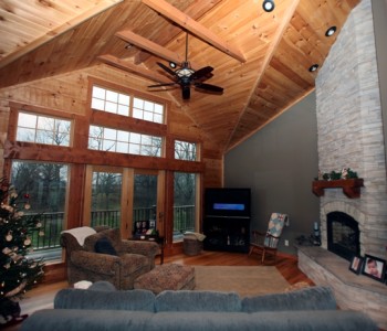 Hybrid Log Homes in Indiana