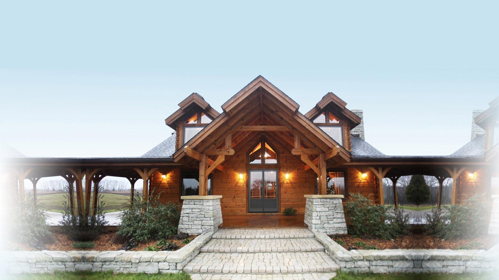 Countrymark Hybrid & Timber Frame Log Homes